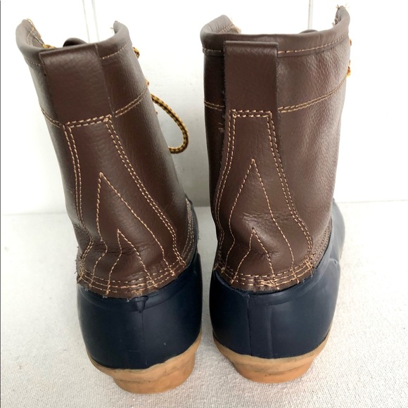 LEATHER WOMENS DUCK BOOTS SIZE 11 - Picture 8 of 9
